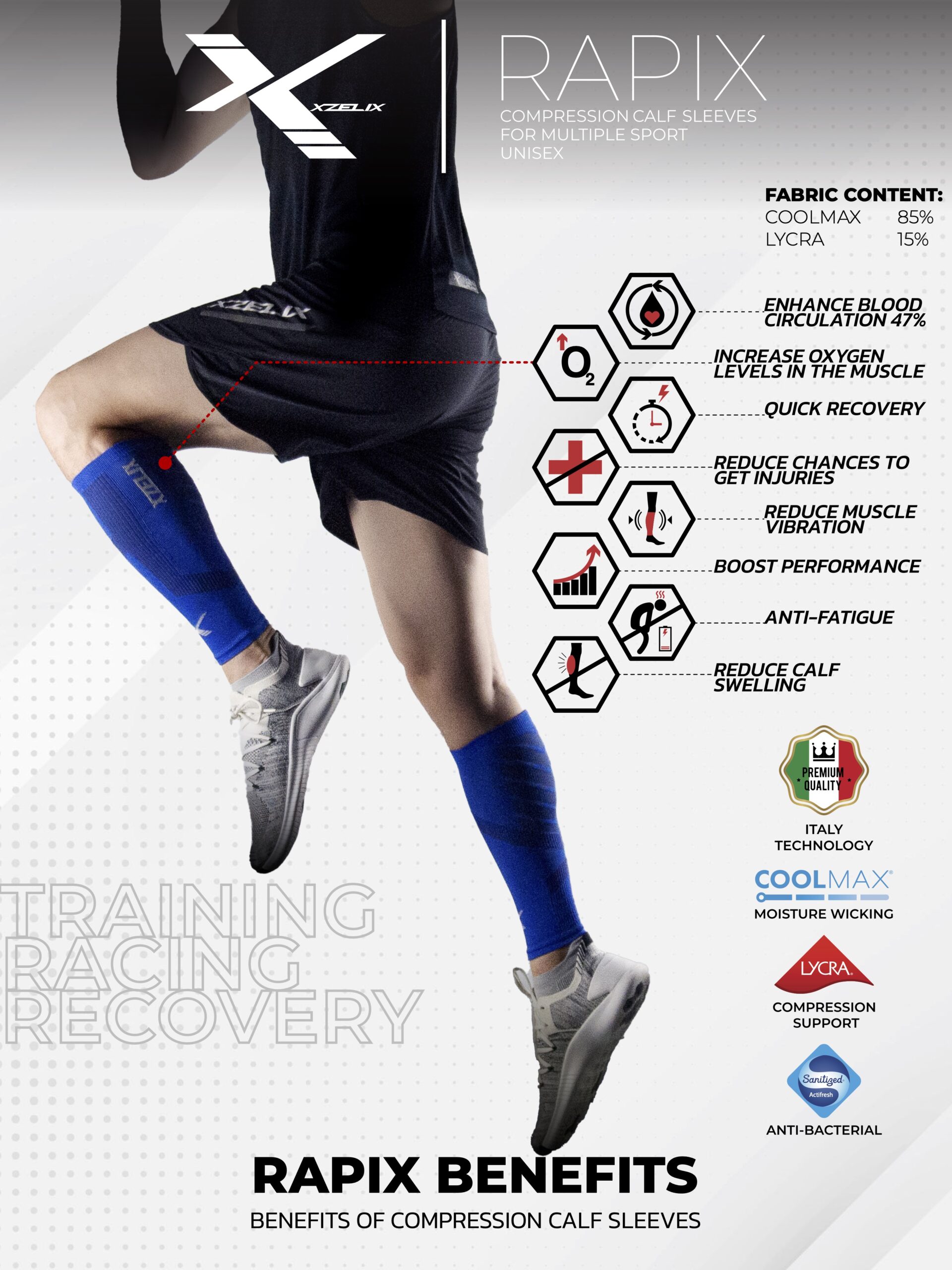Rapix | Compression Calf Sleeves - Image 17
