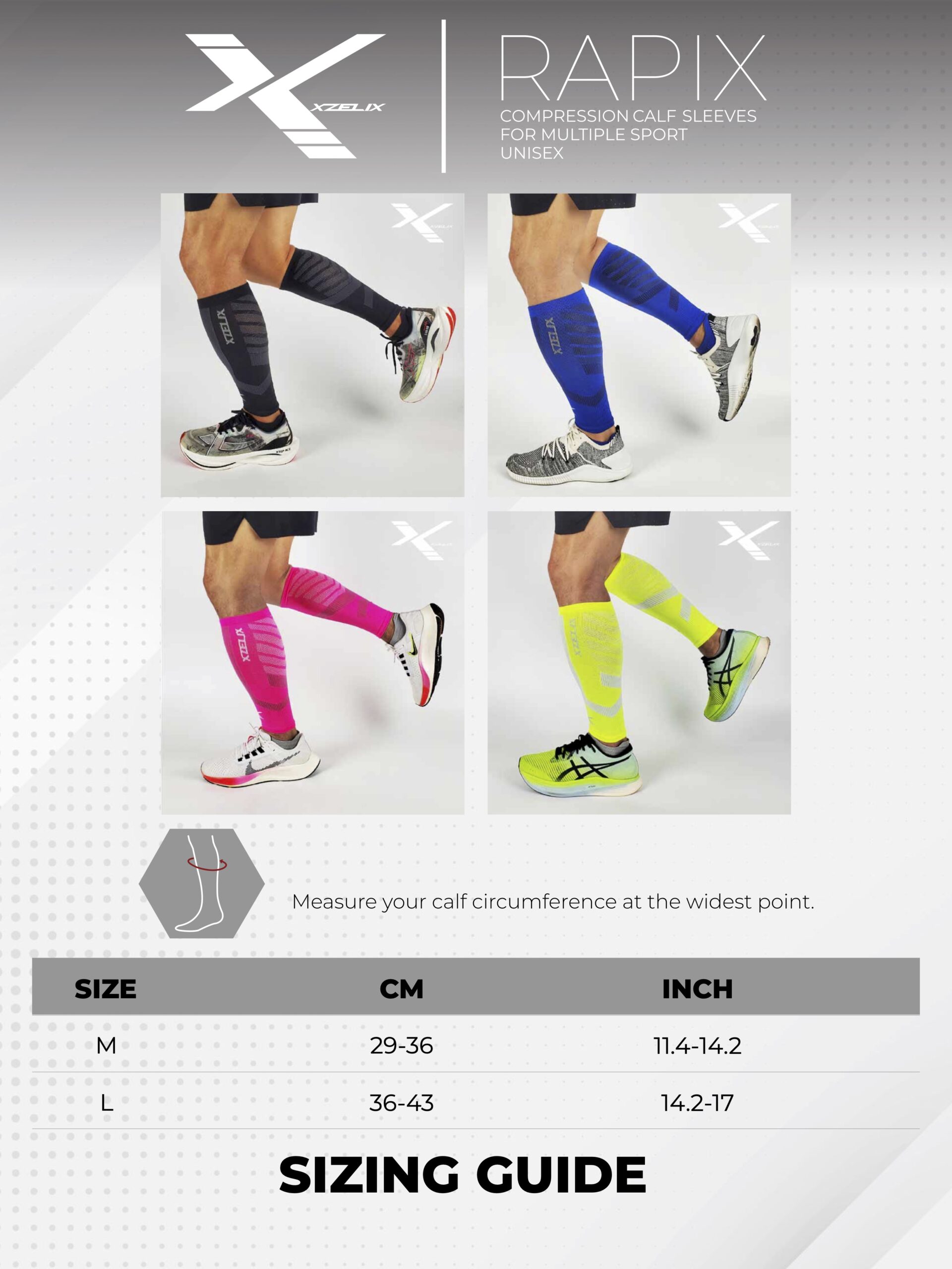 Rapix | Compression Calf Sleeves - Image 22