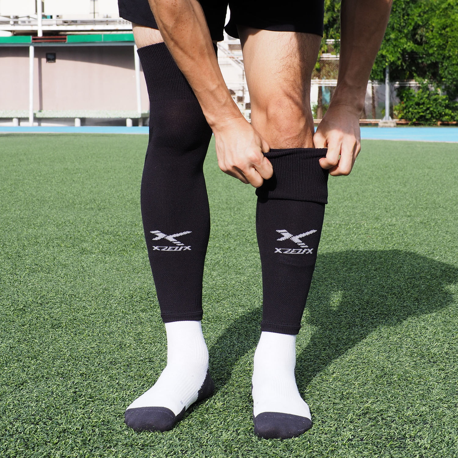 X-TUBE | Football Sleeves (Free Size-Black) - Image 4