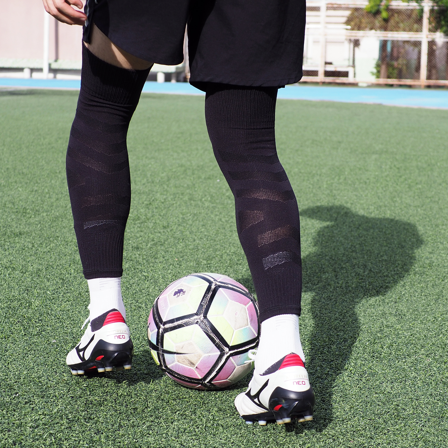 X-TUBE | Football Sleeves (Free Size-Black) - Image 6