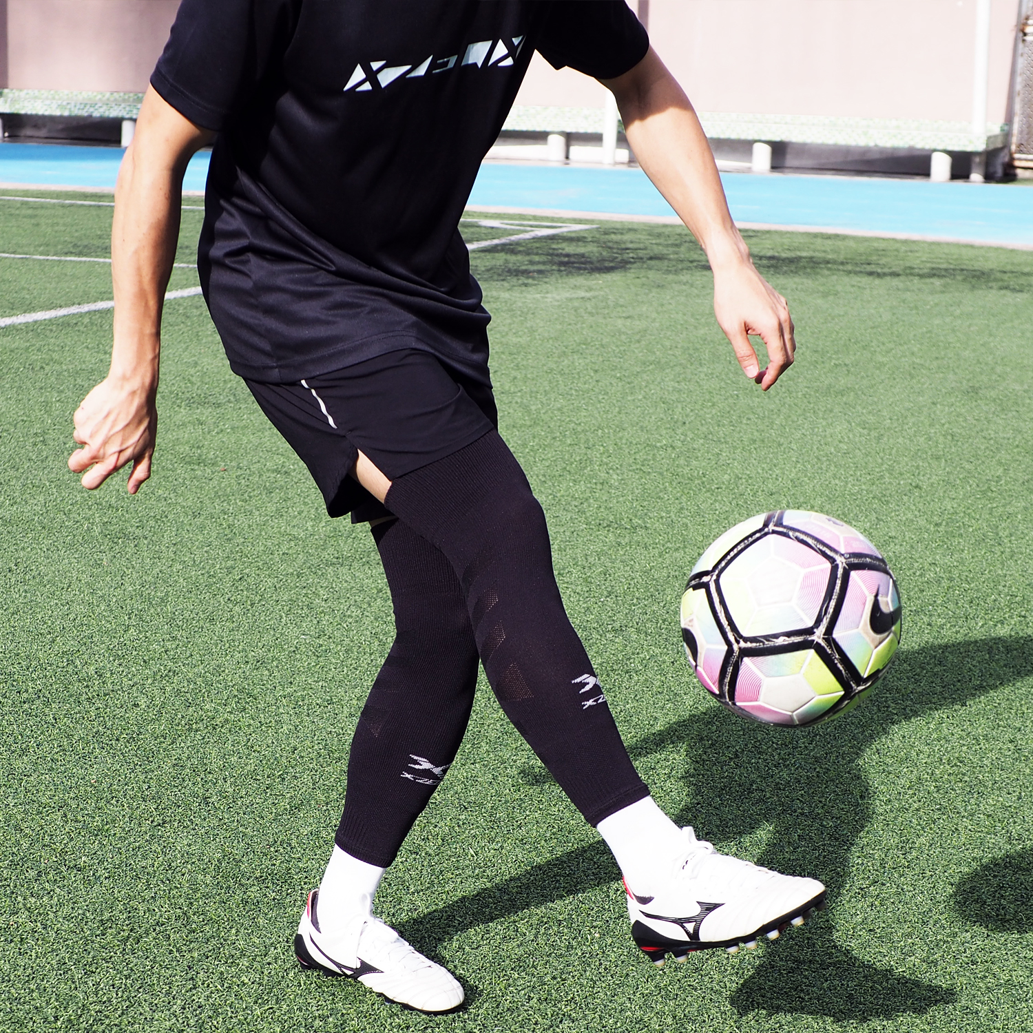 X-TUBE | Football Sleeves (Free Size-Black) - Image 8