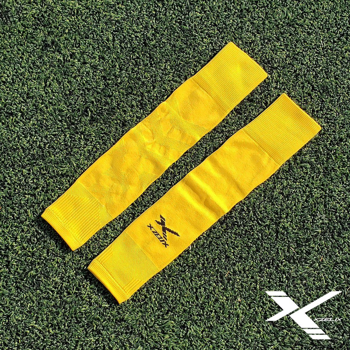 X-TUBE | Football Sleeves (Free Size-Yellow) - Image 7