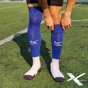 X-TUBE | Football Sleeves (Free Size-Blue) - Image 3