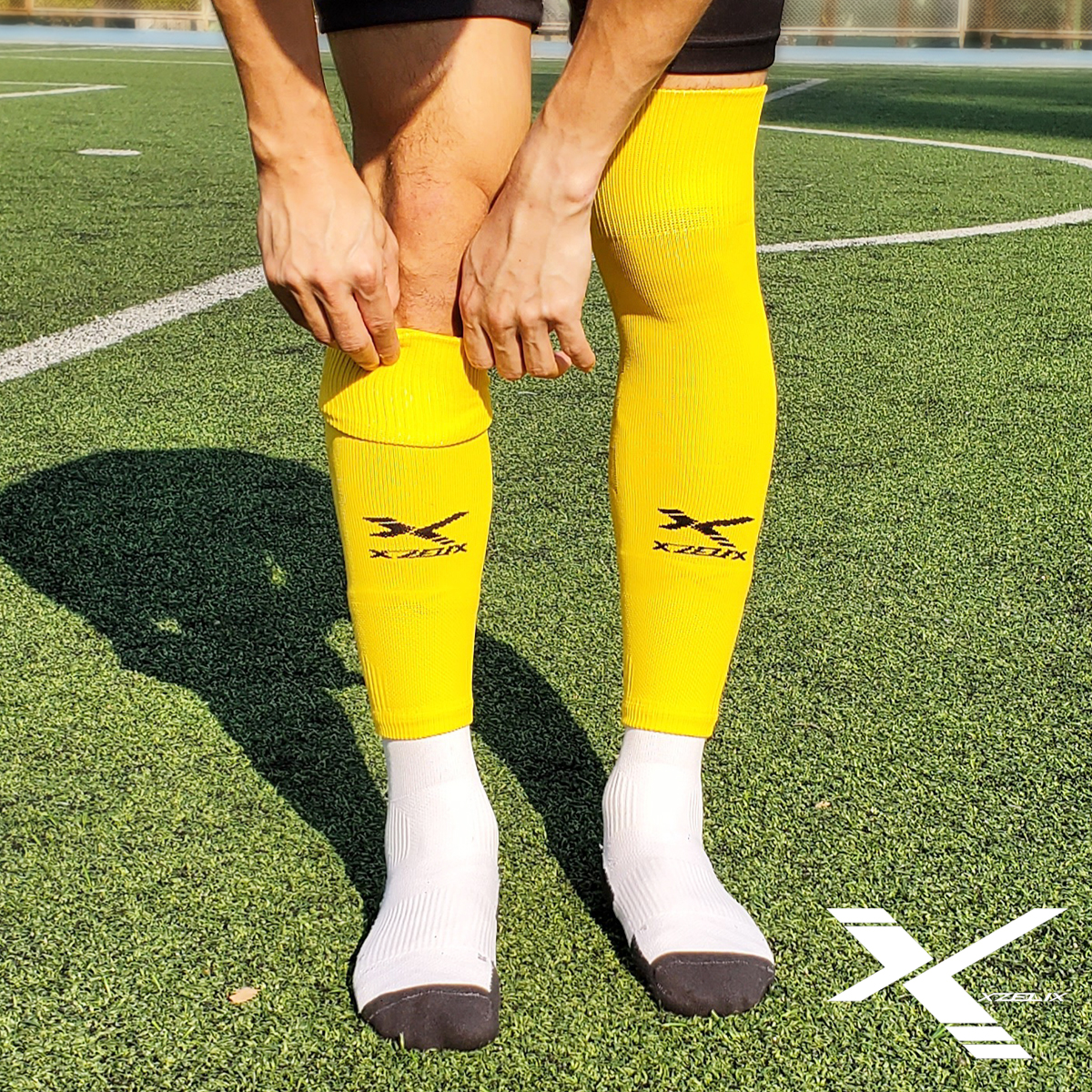 X-TUBE | Football Sleeves (Free Size-Yellow) - Image 3