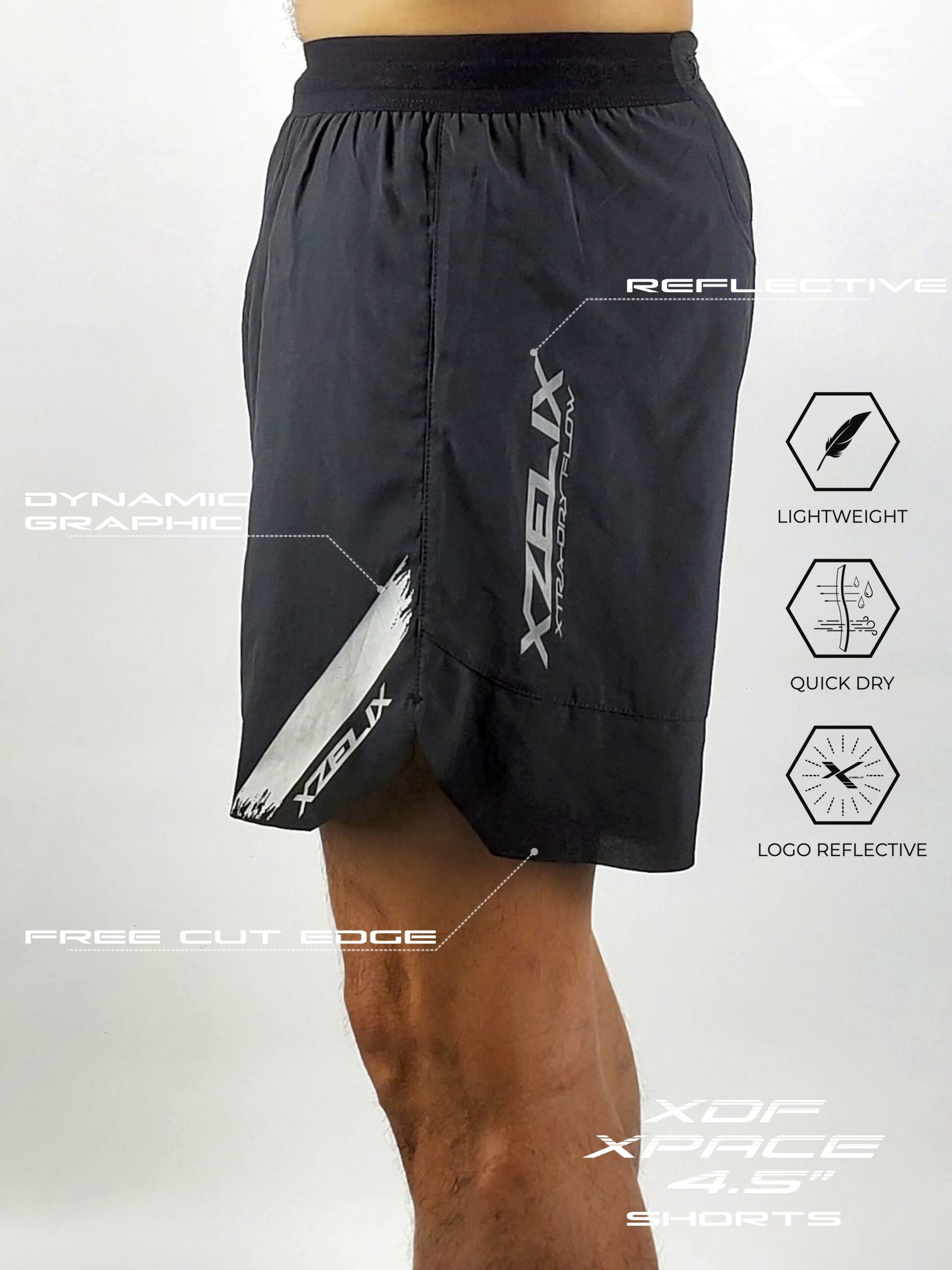Xzelix | XDF Xpace 4.5" Shorts - Image 4