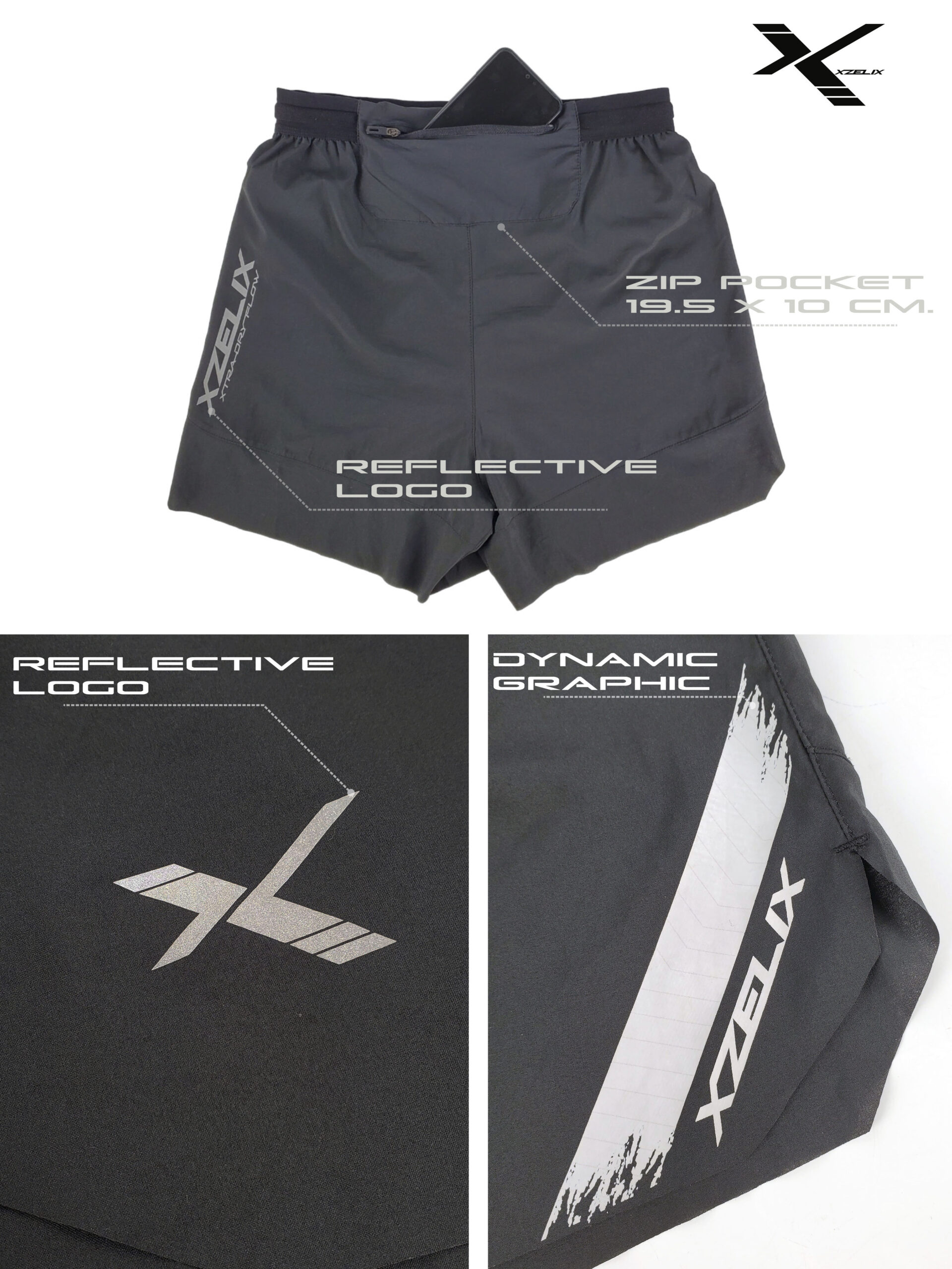 Xzelix | XDF Xpace 4.5" Shorts - Image 8