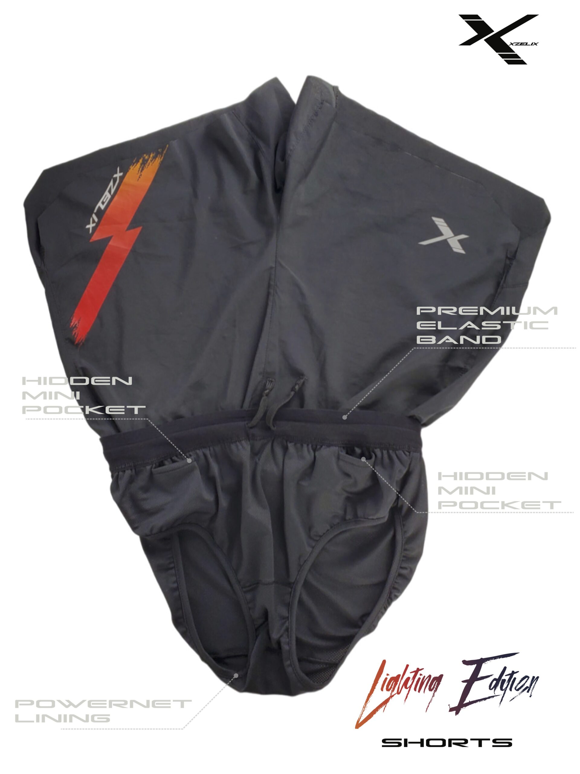 Xzelix | Lightning Edition - XDF Xpace 4.5" Shorts - Image 8