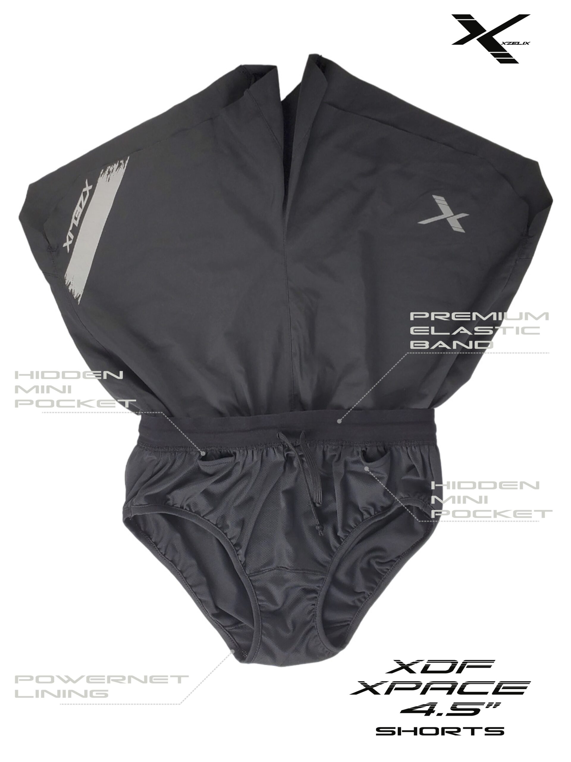 Xzelix | XDF Xpace 4.5" Shorts - Image 5