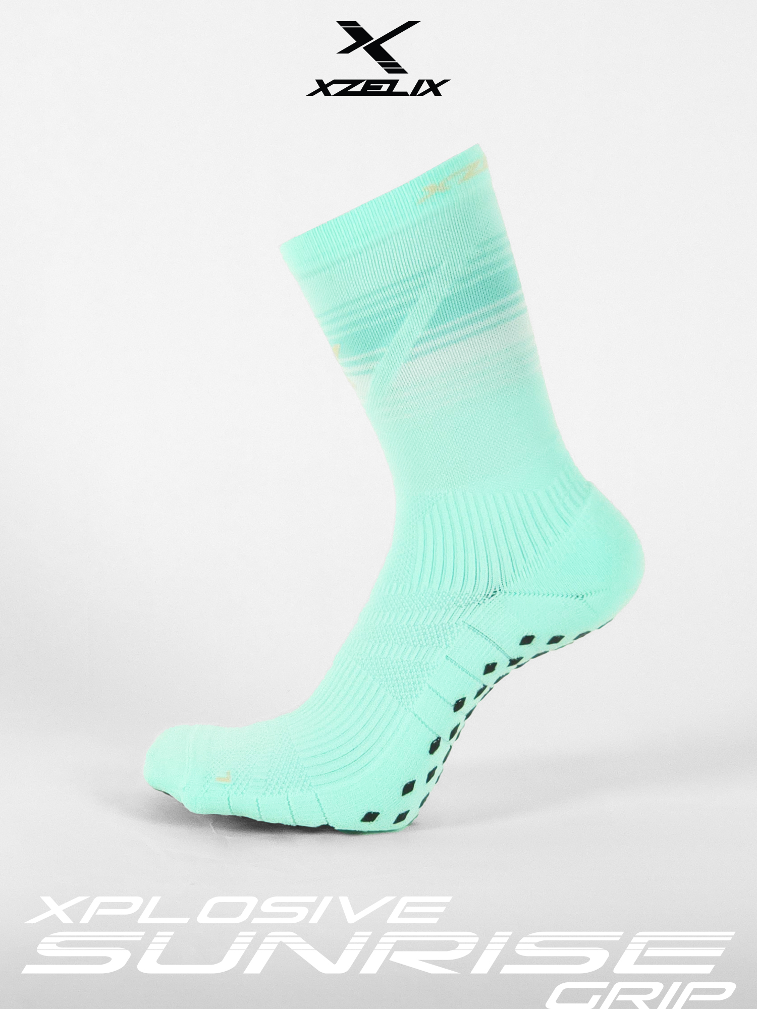 Xplosive GRIP - Sunrise Edition | Performance Crew Socks - Image 12