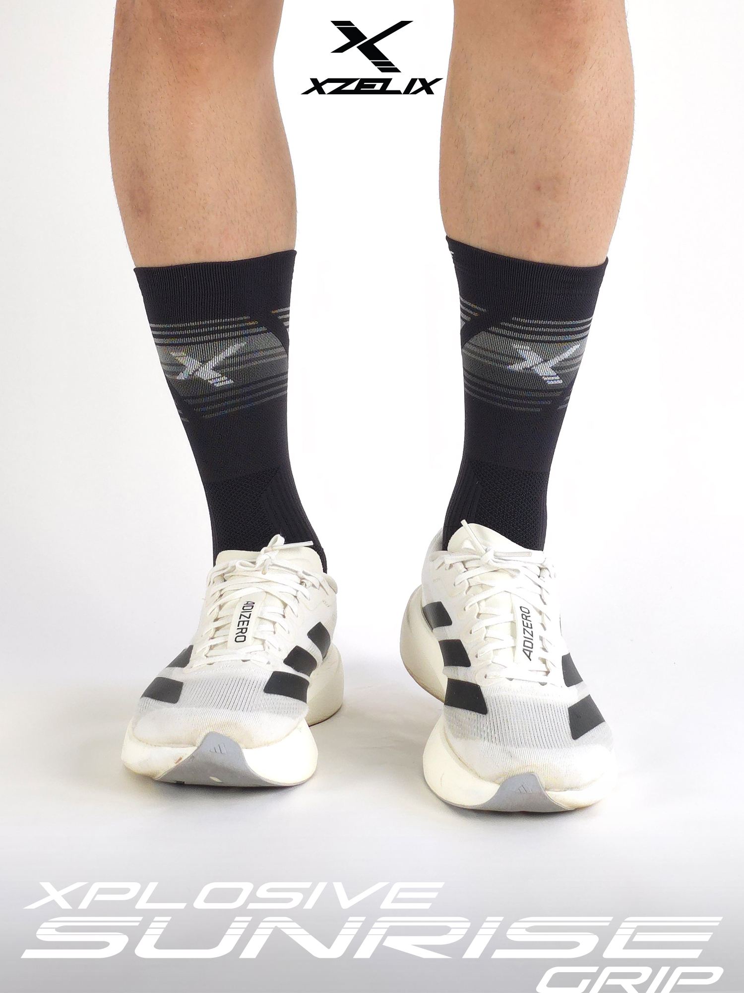 Xplosive GRIP - Sunrise Edition | Performance Crew Socks - Image 8
