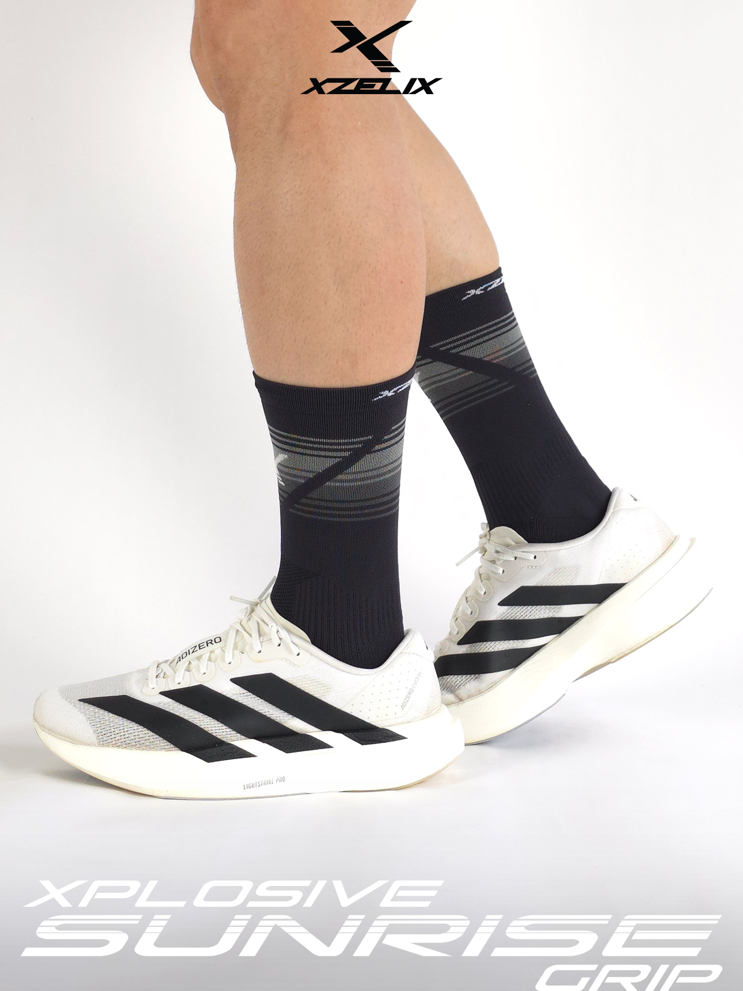 Xplosive GRIP - Sunrise Edition | Performance Crew Socks - Image 9