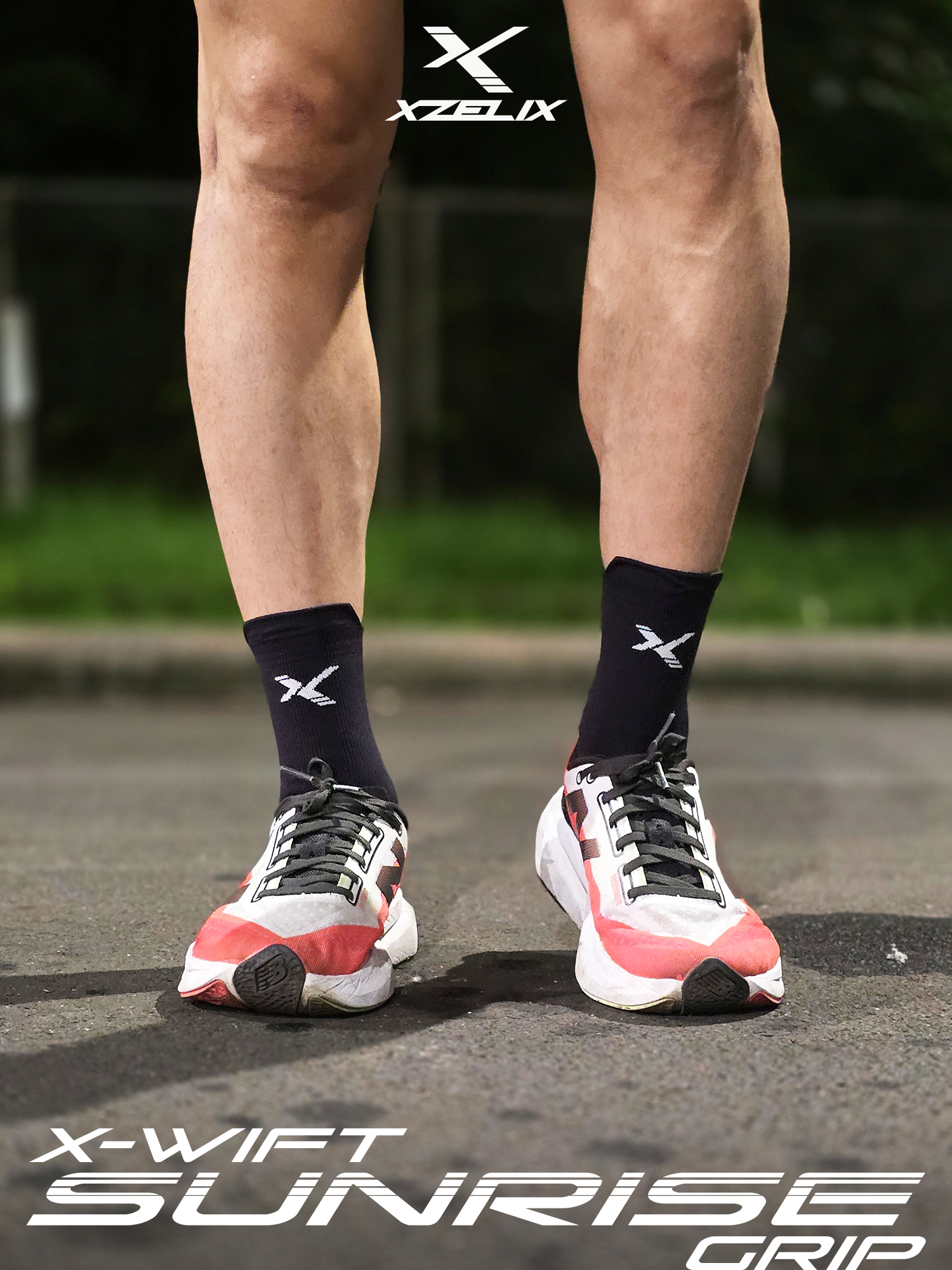 X-Wift GRIP - Sunrise Edition | Performance Low Cut Socks - Image 8